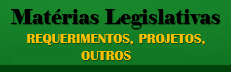 Matérias Legislativas