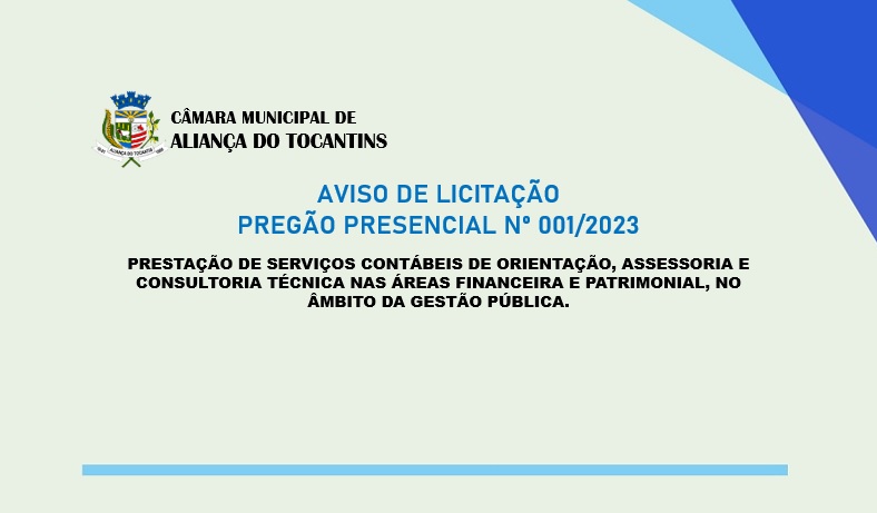 Aviso de Licitação