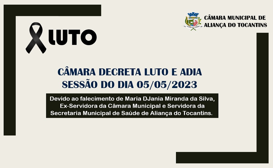 Luto e Adiamento de Sessão