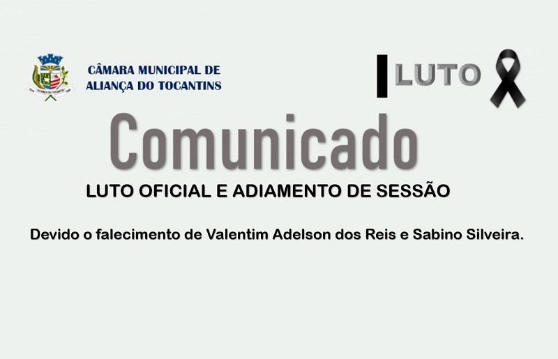 Luto e Adiamento de Sessão